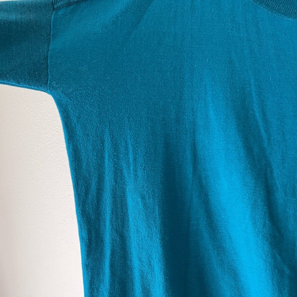 LILLY Pullitzer Cobo Sweater Size M Inky Tidal teal color - Picture 7 of 11
